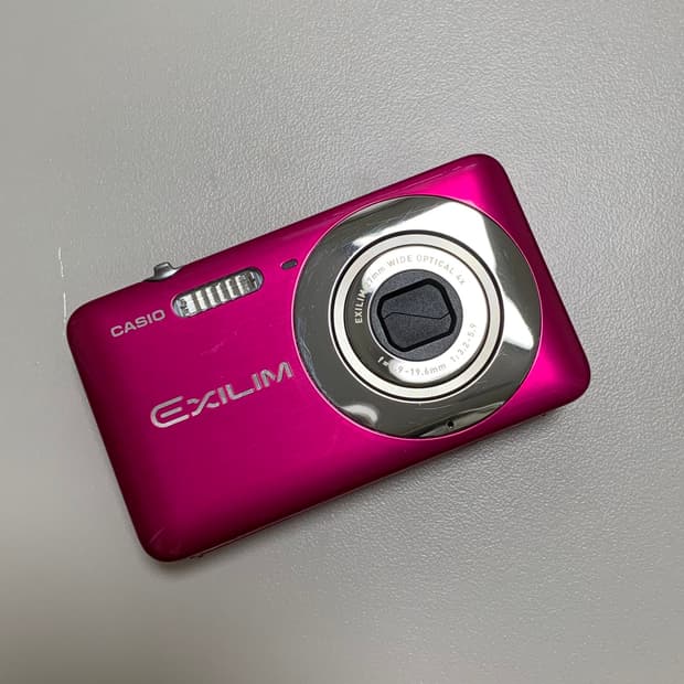 작례O 핑크빛 뽀용 디카 카시오 엑슬림 z800 디지털 카메라