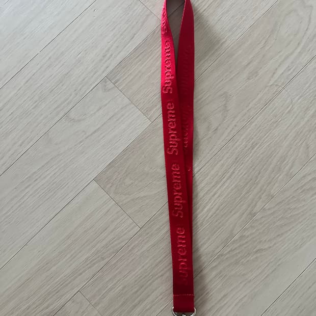 16ss 슈프림 랜야드 키체인 목걸이