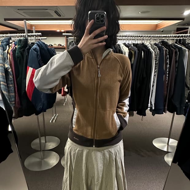 M)파타고니아 빈티지 여성 90s 클래식 레트로 플리스 집업