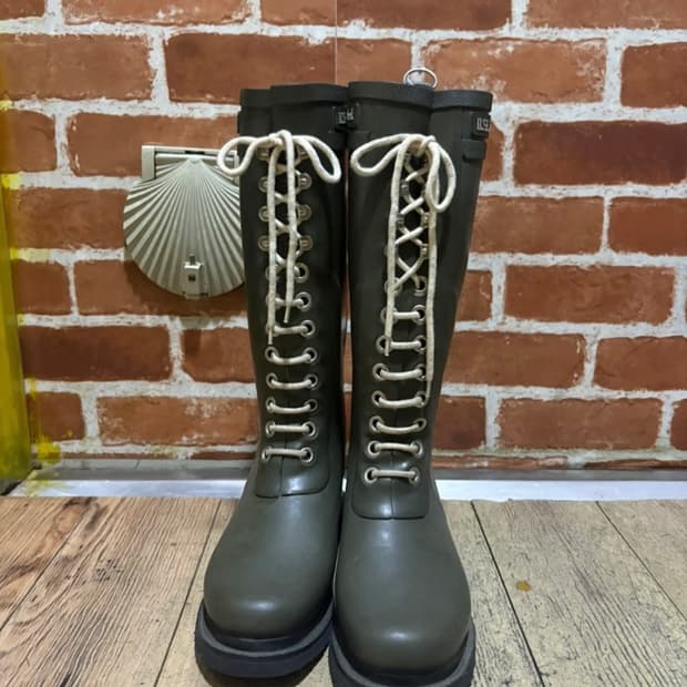 Ilse Jacobsen 일세야콥센 레인부츠 카키 빈티지 부츠