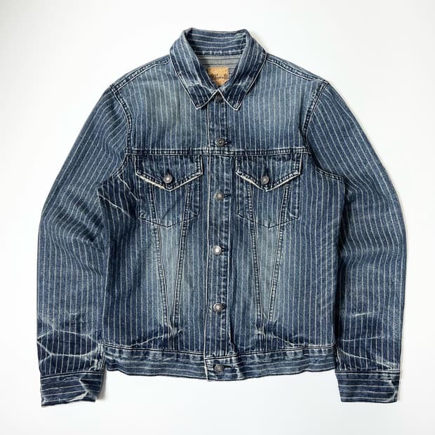 Power to the people 데님 트러커 자켓