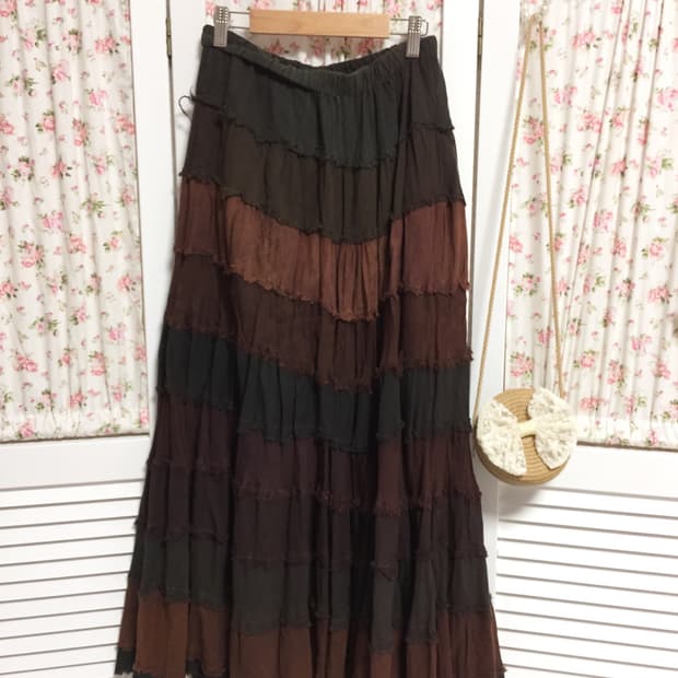 빈티지 히피그런지 스커트