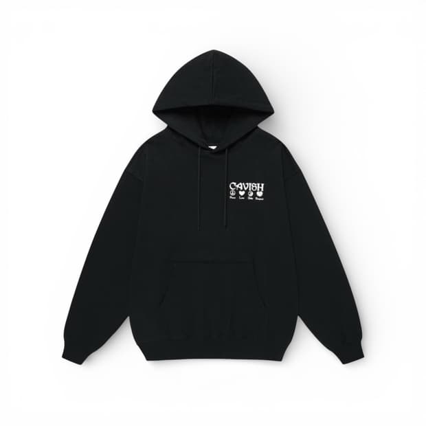 카비시 PLUR 후드티 L 