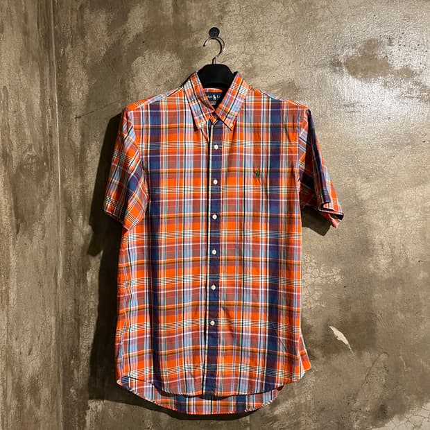 폴로랄프로렌 반팔 체크셔츠