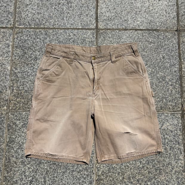 칼하트 카펜터 싱글니 쇼츠 반바지