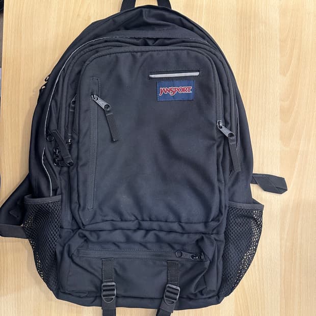 잔스포츠 엔보이 백팩 블랙