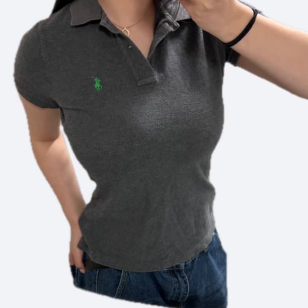 🩶폴로 랄프로렌 스키니 딱붙핏 차콜 카라티 PK🩶