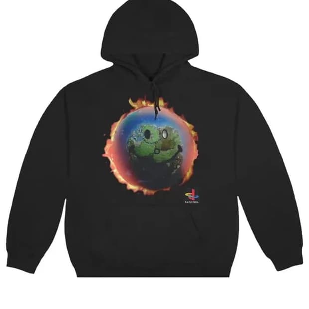 트레비스 스캇 머천다이즈 월드 후드티 L