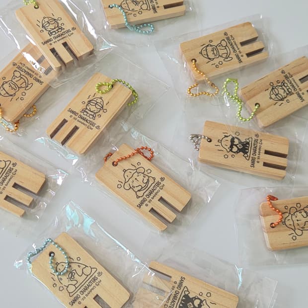 산리오캐릭터즈 온천 사우나 우드키링