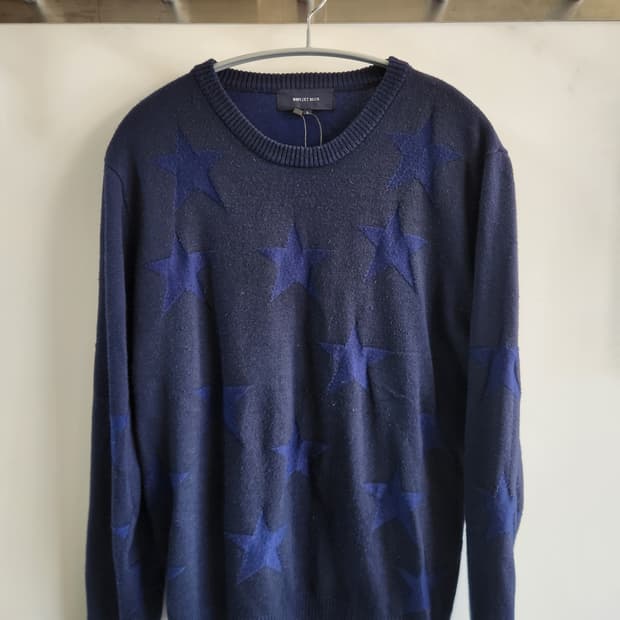 쉽스 스타 자카드 니트