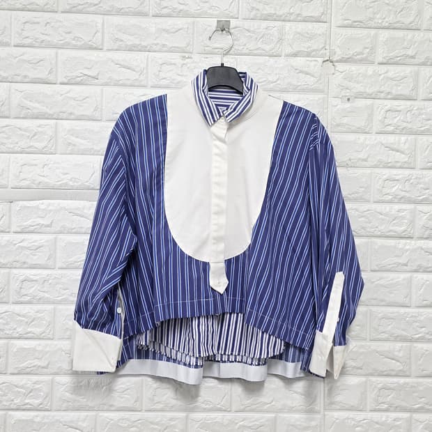 21s 사카이 SACAI 레이어링 셔츠 블라우스 Free