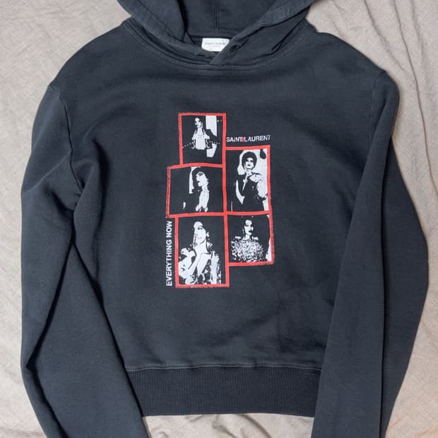 생로랑 18FW 에브리띵 나우 후드티 s사이즈 카이엔젤 애착