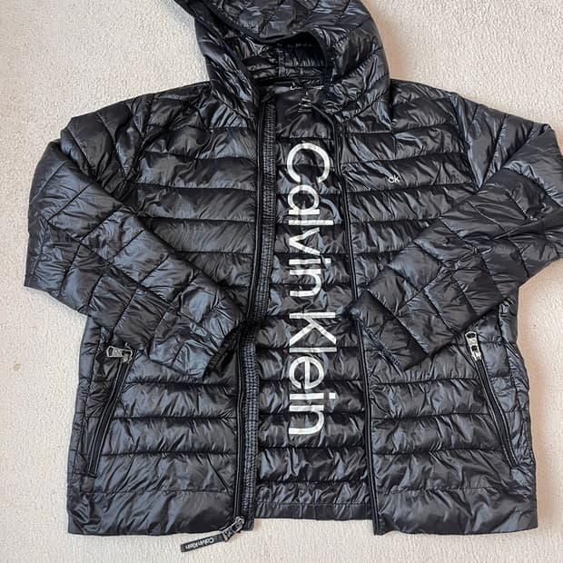 캐빈클라인 퍼프 자켓 L