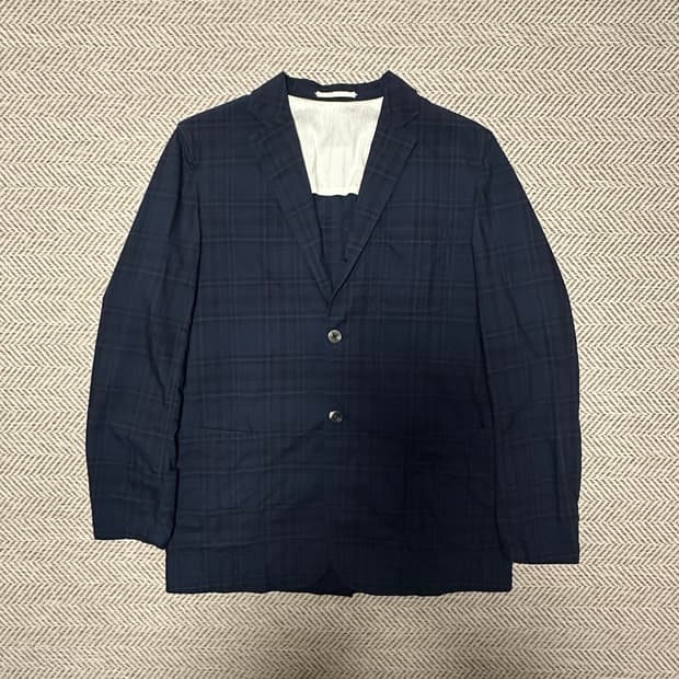 BEAMS PLUS sport jacket check blazer