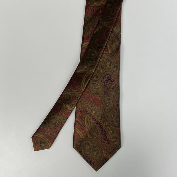 입생로랑(YSL) 명품 정품 페이즐리 넥타이