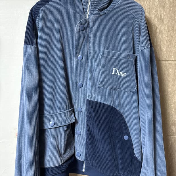 다임 코듀로이 후드집업