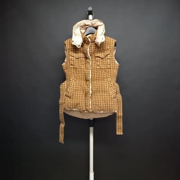 타임 TIME 리버시블 구스 숏 패딩 베스트 33.44