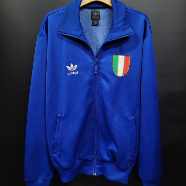 아디다스 불꽃 이탈리아 국대 트랙탑 저지