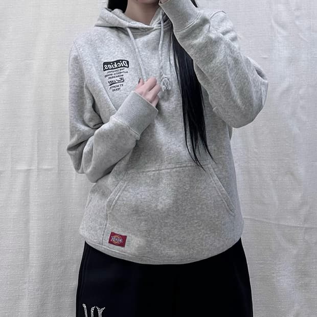 디키즈 그레이 후드집업
