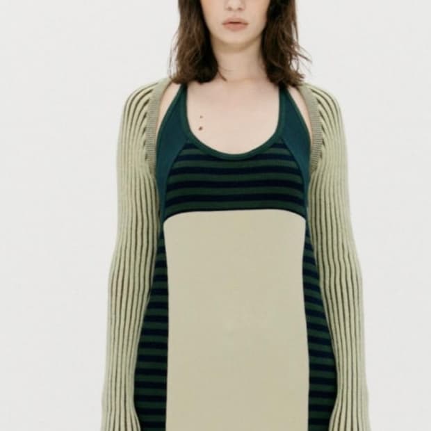 더오픈프로덕트 오픈와이와이 홀터넥 드레스