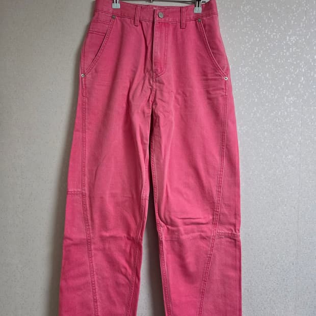 아옵트 데님 와이드 팬츠 