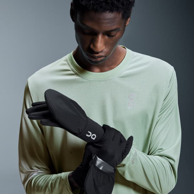 온러닝 코어 글러브 러닝장갑 블랙 M(새상품)