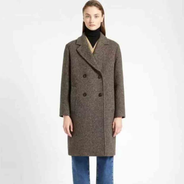 막스마라(MaxMara)  Egizi 헤링본 울코트 55-66 