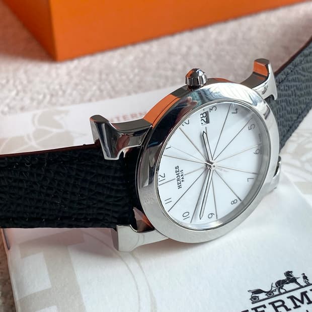 에르메스 론도 HR1.510 여성용 중형 사이즈 30mm 쿼츠