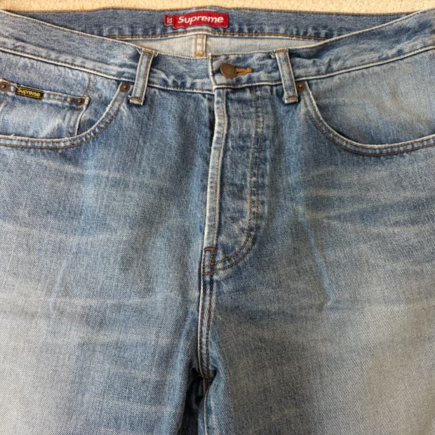 24fw 슈프림 디스트레스드 