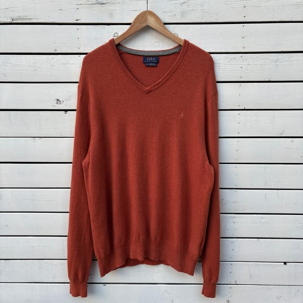 Polo 폴로 울 브이넥 니트