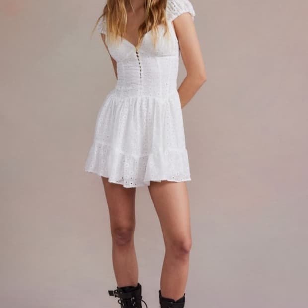 Urban outfitters kimchiblue eyelet dress