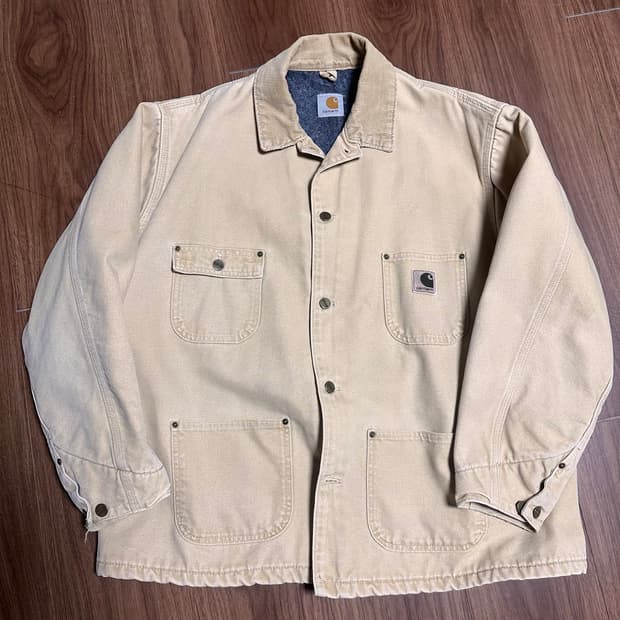 90s OG 빈티지 칼하트 초어자켓 워크자켓 c02 wet 초어코트