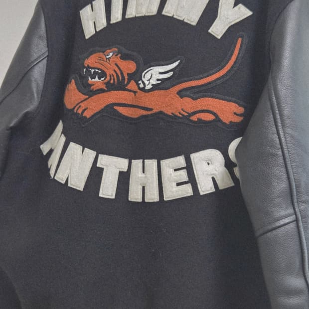 골든베어 레더 바시티 누비안 콜라보