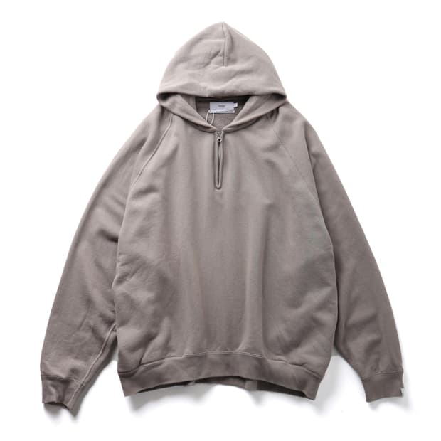 Graphpaper LOOPWHEELER Half-zip Parka