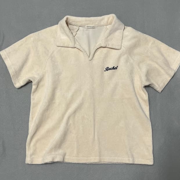 아이보리 테리 티셔츠