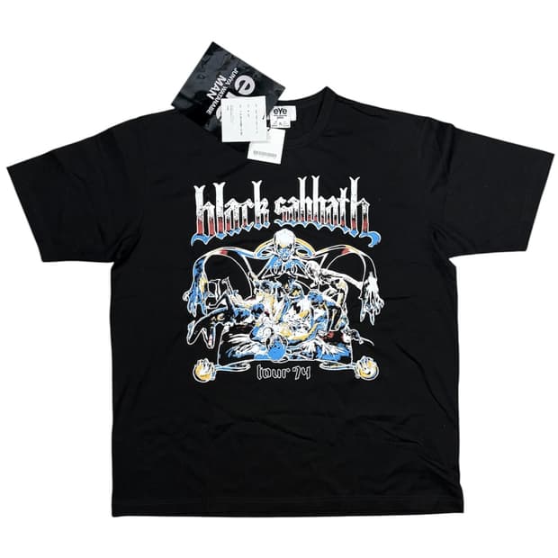 2024 준야 와타나베 블랙 사바스 반팔 티셔츠 새상품 풀구성