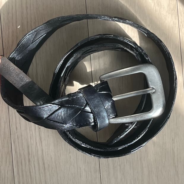 메종 마틴 마르지엘라 레더 벨트