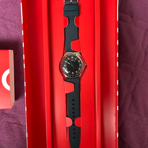 스와치 아이러니 쿼츠시계