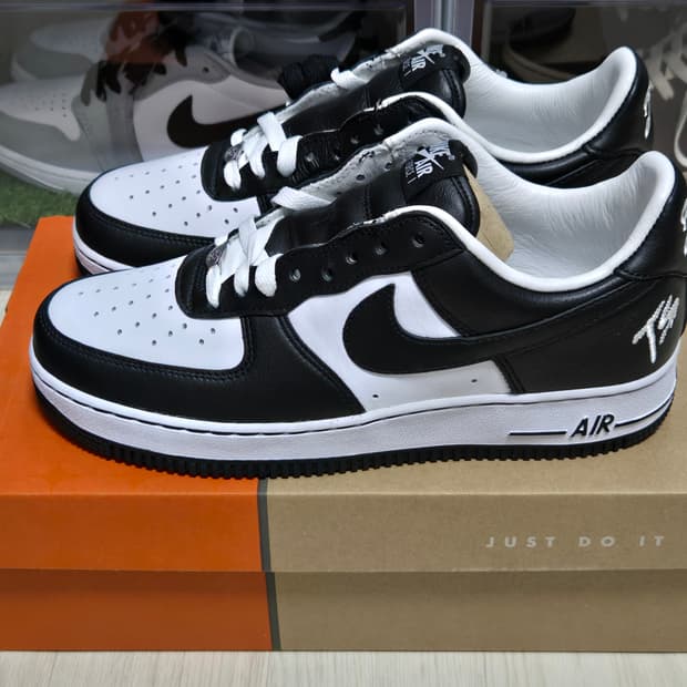 [판매](260)나이키 x 테러 스쿼드 에어포스 1 로우 QS 블랙아웃
