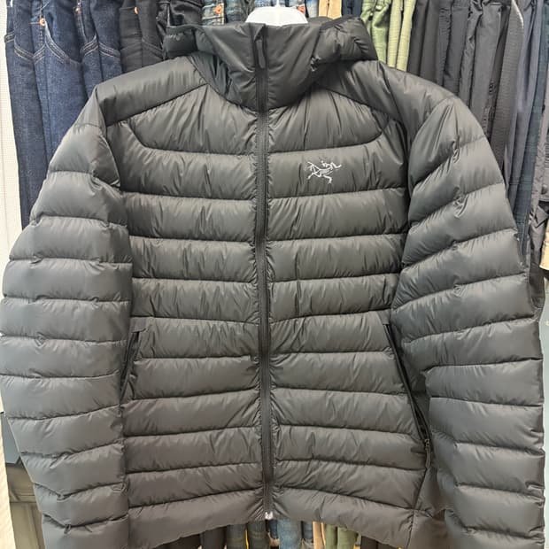 25fw 아크테릭스 세륨 후디 블랙 L