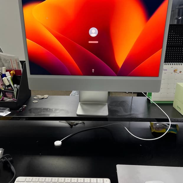 imac 애플 아이맥 2021 24인치 실버