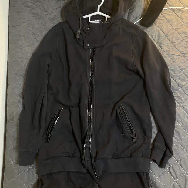 지방시 2012AW 더블레이어드 피쉬테일 자켓