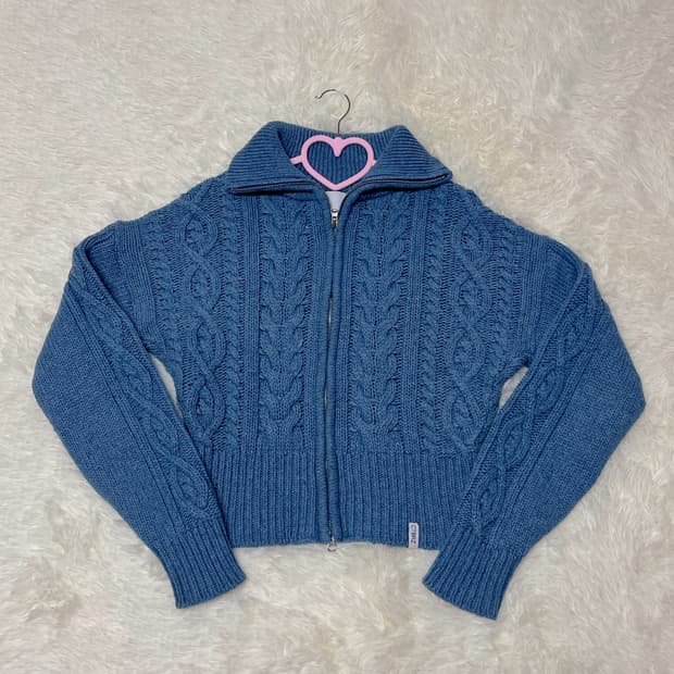 시티브리즈 집업 니트 가디건