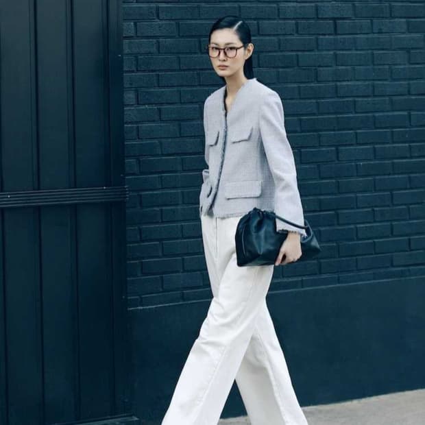 구호 2025년 봄컬렉션 시퀸 트위드 자켓 2사이즈