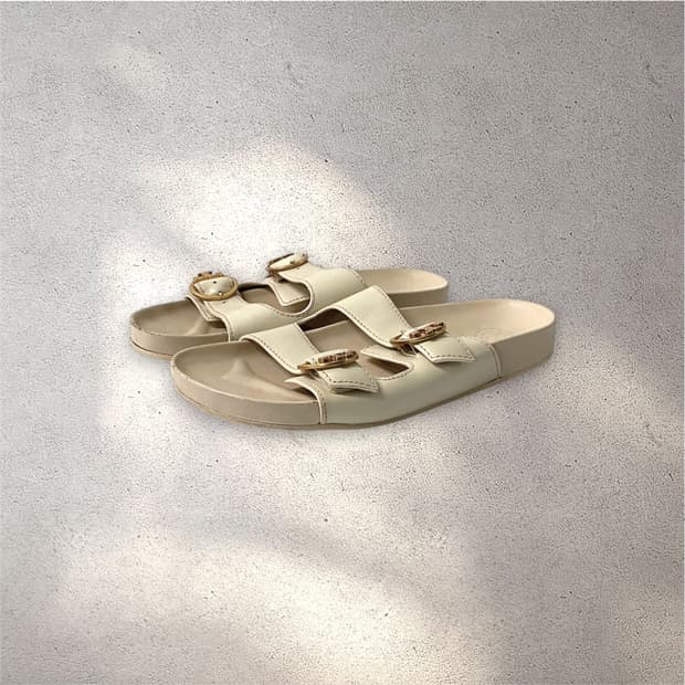 [230]토리버치 아나토믹 슬라이드 카프 레더 샌들(No.562)