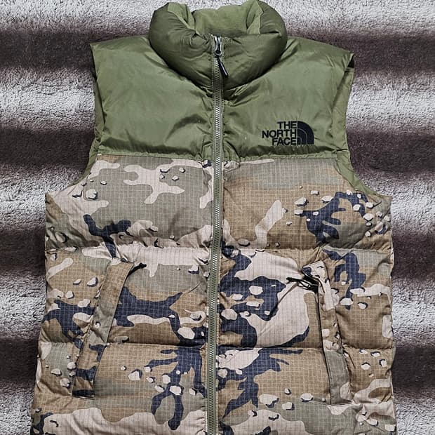 노스페이스 구스다운 패딩조끼