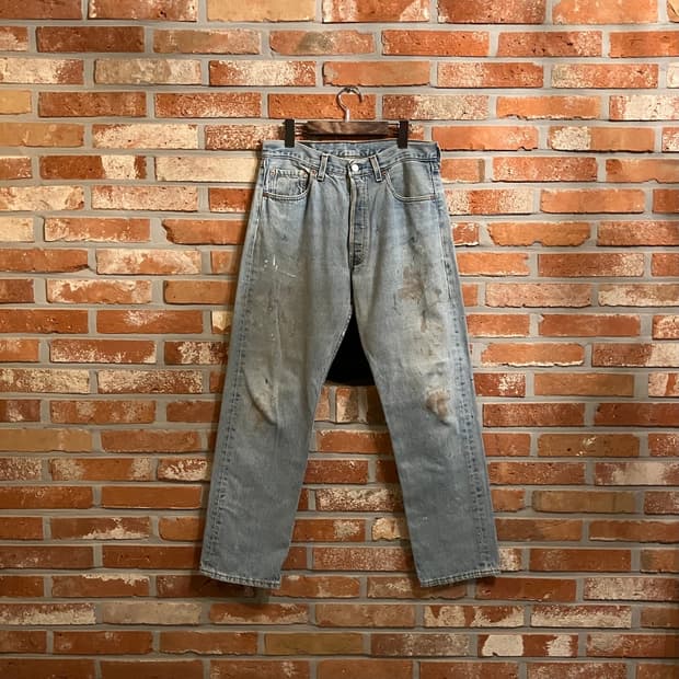 90s USA 빈티지 리바이스 501 데님 팬츠