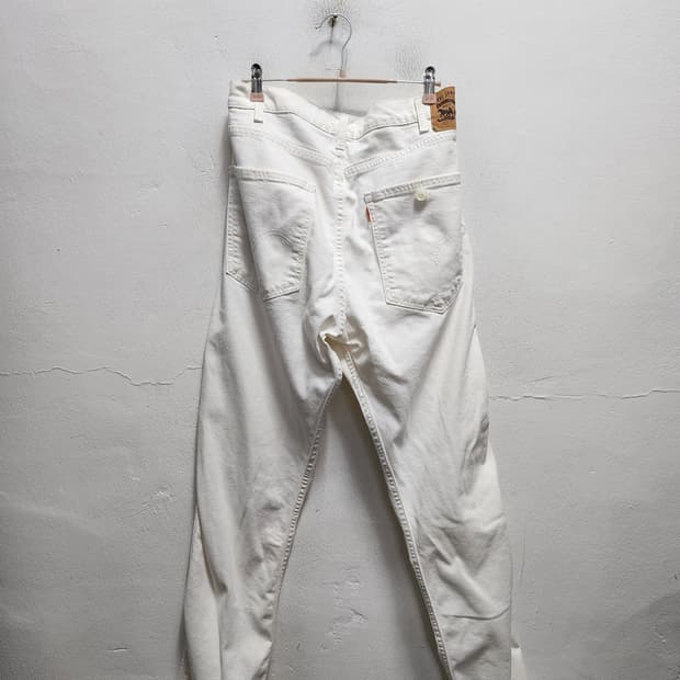 리바이스 510 오렌지탭 화이트 데님 