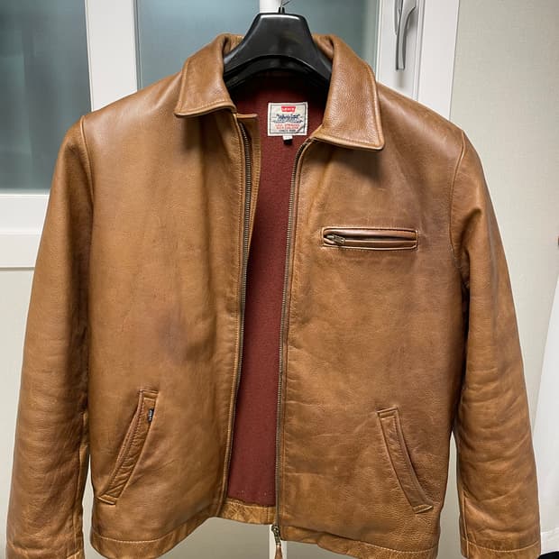 Levi’s 소가죽 자켓 (착샷o)