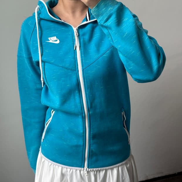 [M] 나이키 블루 후드집업